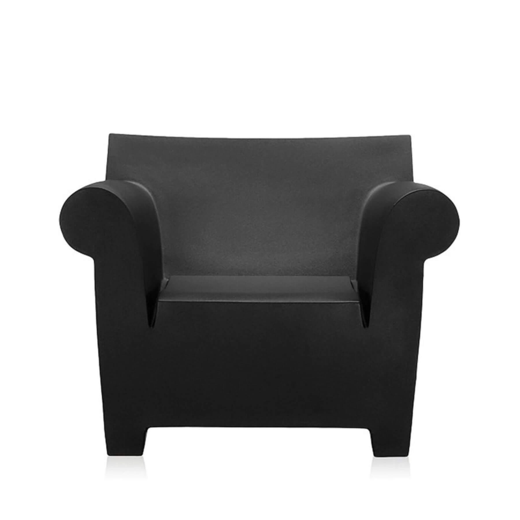Kartell Bubble Club Armchair Black Designer Furniture From Holloways Of Ludlow