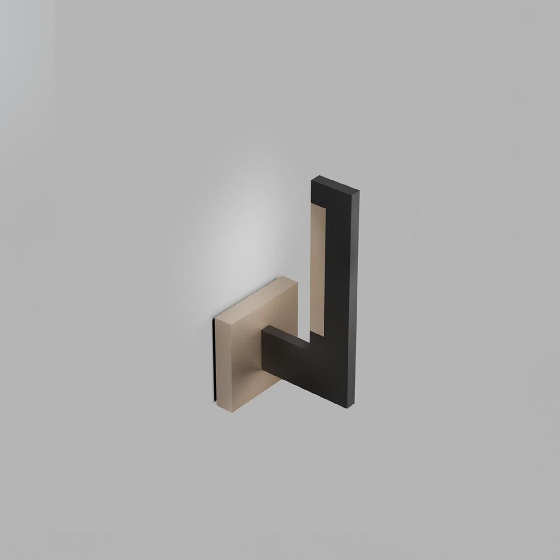 Light Point Inlay W1 Linear Wall Light Satin Gold Wall Lighting Brassgold