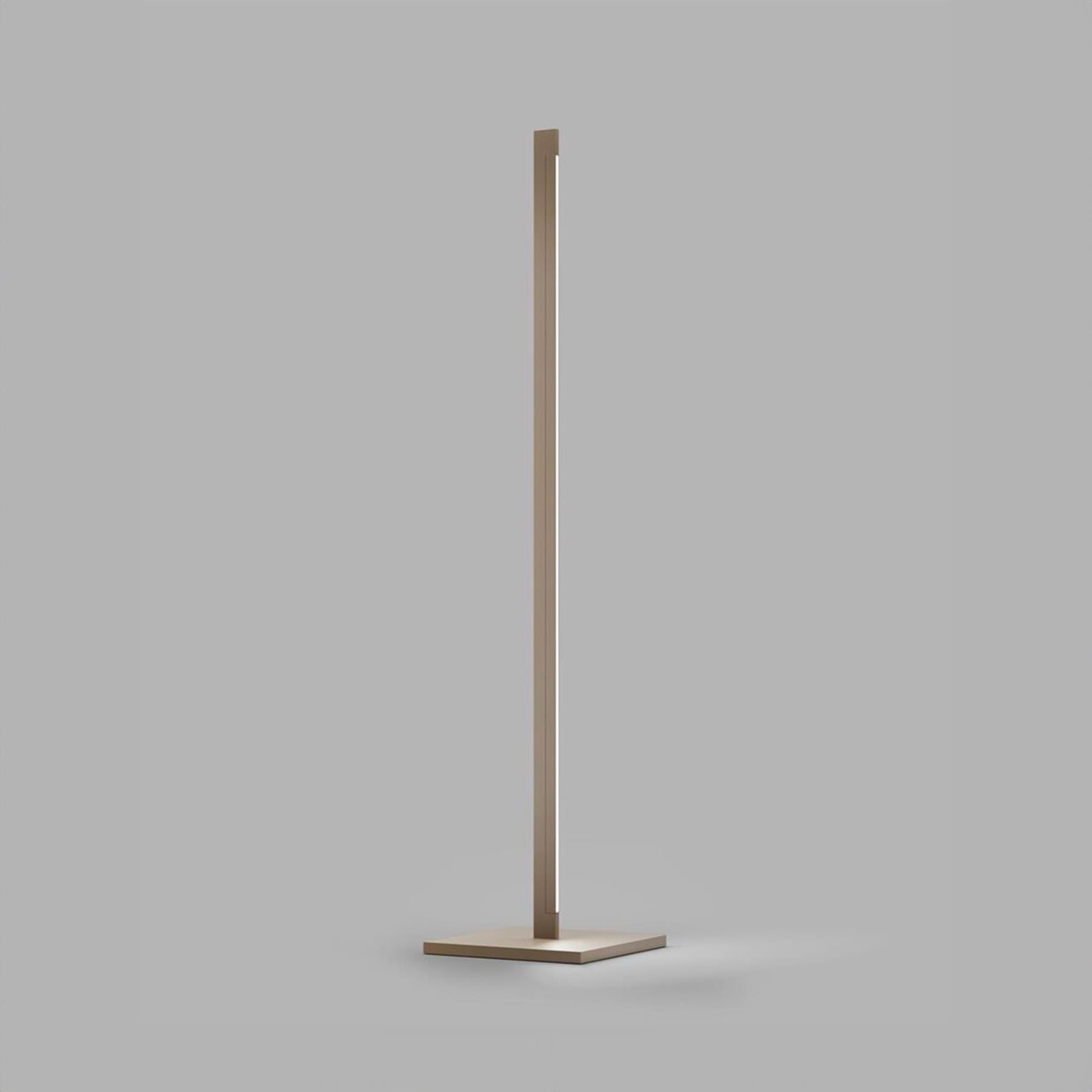 Light Point Inlay F1 Linear Floor Lamp Satin Gold Floor Lighting Brassgold Designer Floor Lamp