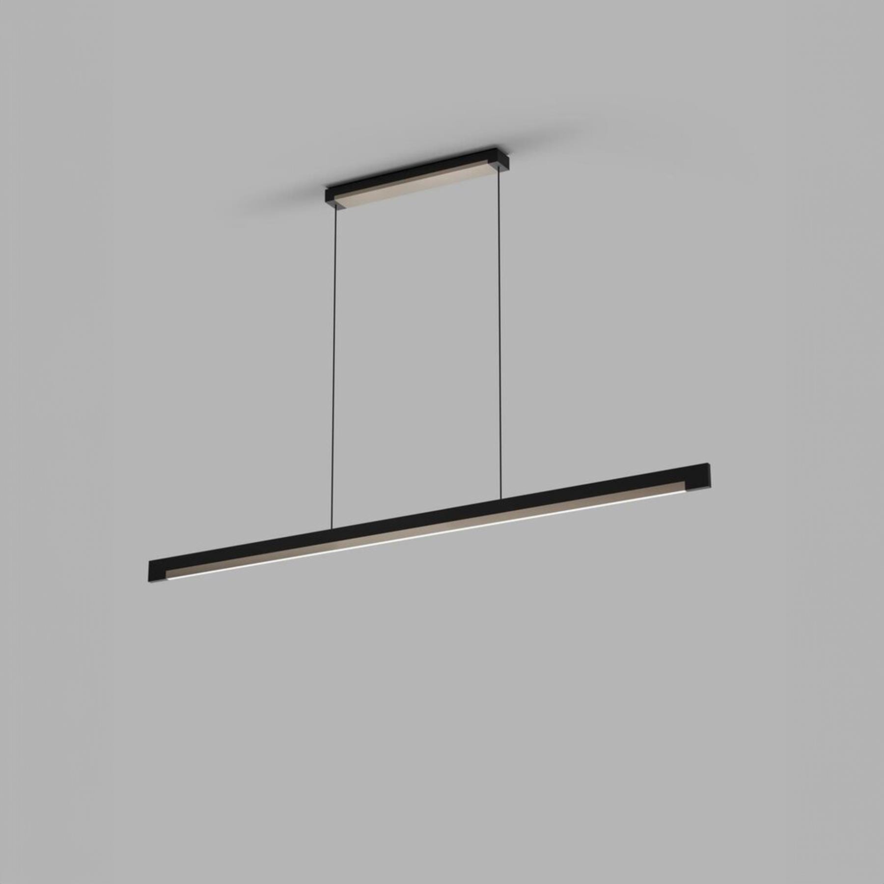 Light Point Inlay Linear S1400 Pendant Light Satin Gold Brassgold Designer Pendant Lighting