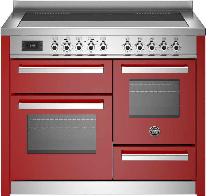 Bertazzoni Pro115i3erot Professional 110cm Induction Range Cooker Red