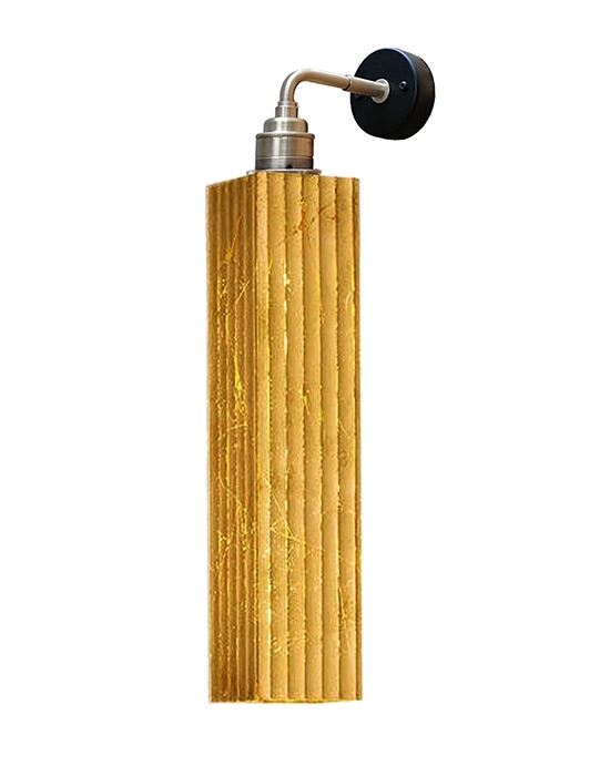 Long Wall Light Bathroom Gold Leaf