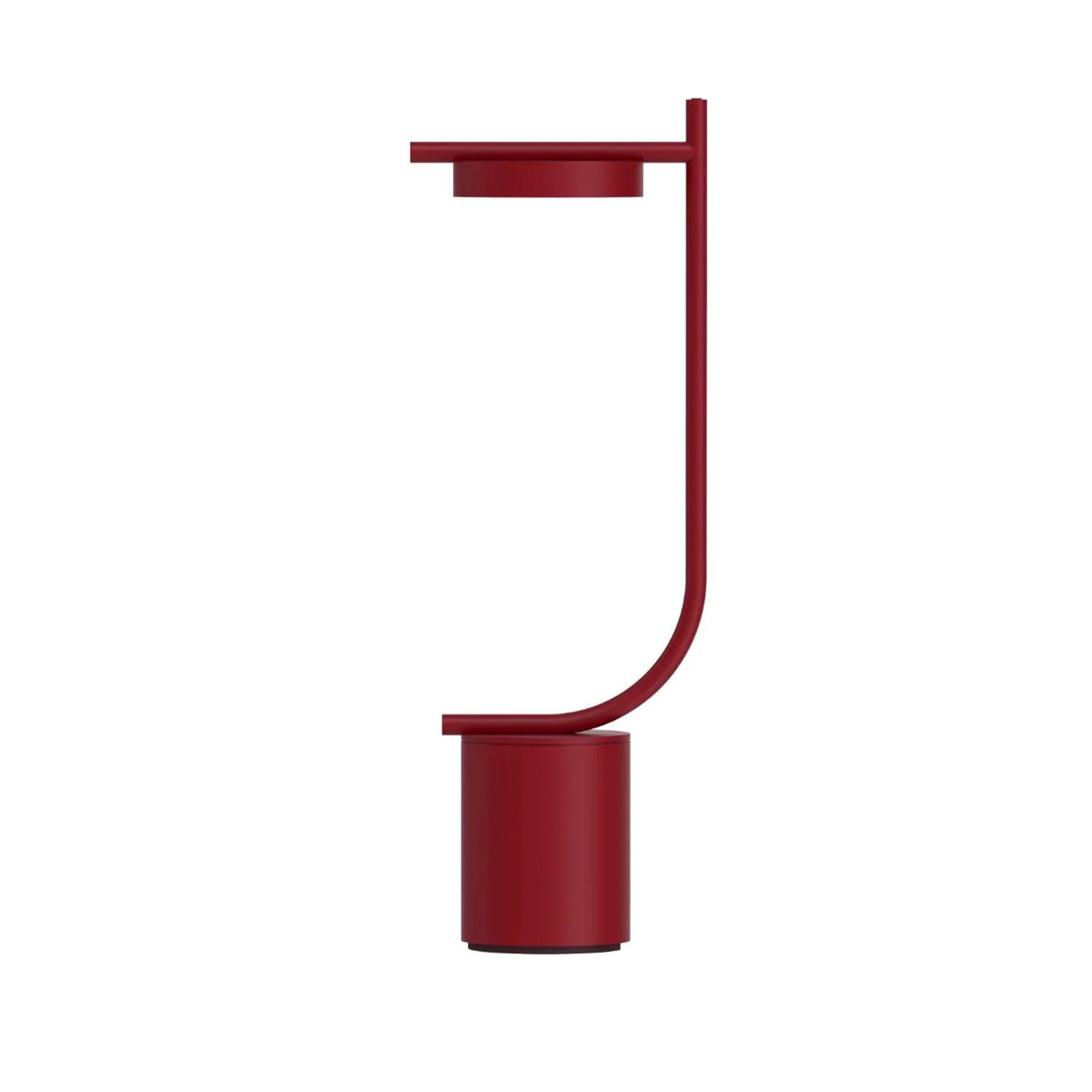 Grupa Igram Portable Table Lamp J Shape Red Designer Lighting From Holloways Of Ludlow