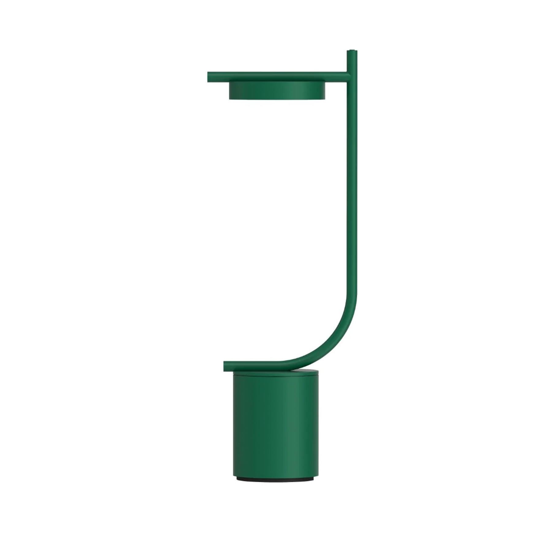 Grupa Igram Portable Table Lamp J Shape Green Designer Lighting From Holloways Of Ludlow