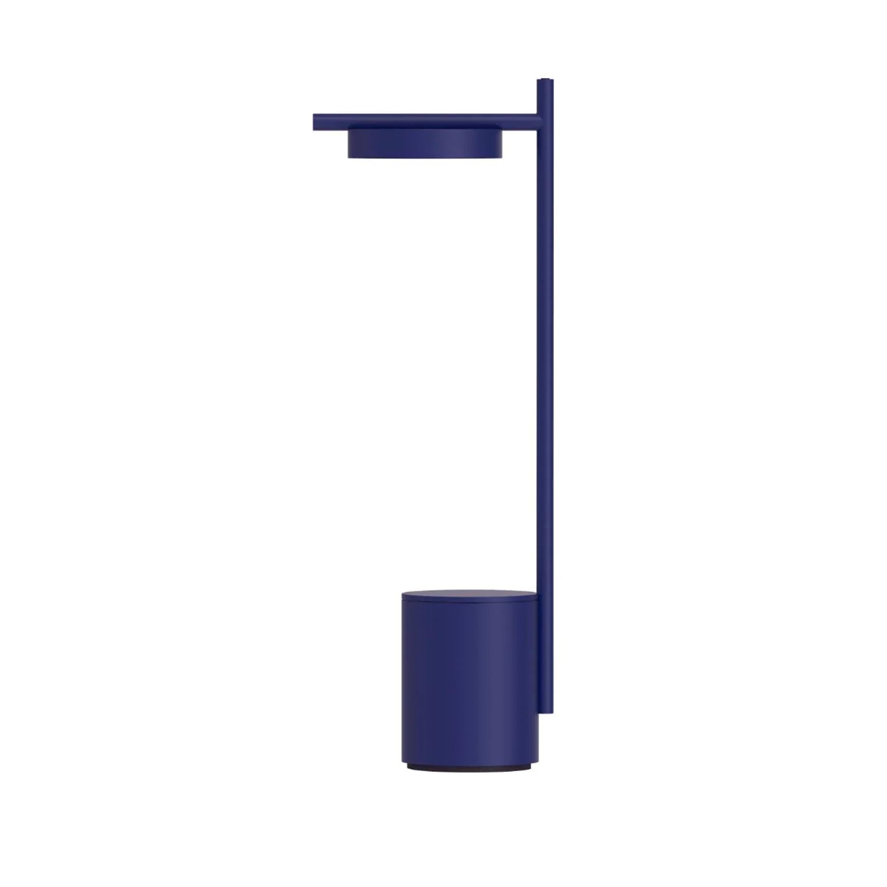 Grupa Igram Portable Table Lamp I Shape Blue Designer Lighting From Holloways Of Ludlow