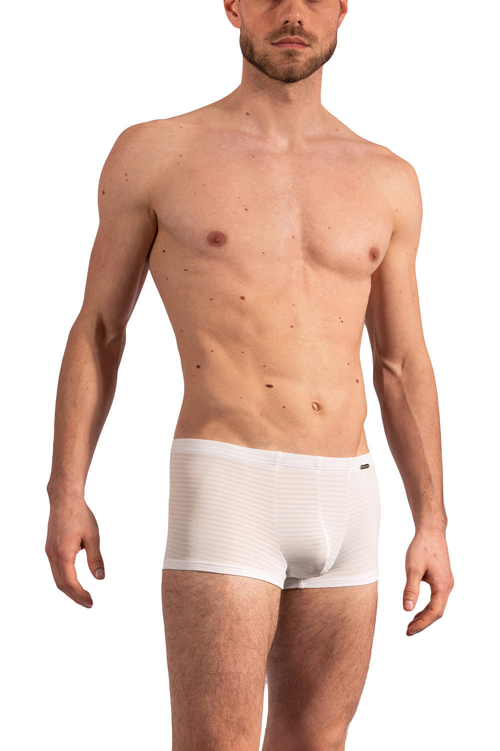 Luxury Olaf Benz RED 2206 Mini Pant men’s underwear trunks. Silky male boxer brief shorts in subtle stripes. More top brands in store. Shop online