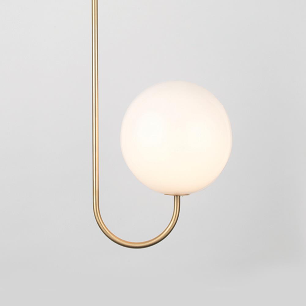 Michael Anastassiades Angle Pendant Single Satin Brass Brassgold Designer Pendant Lighting