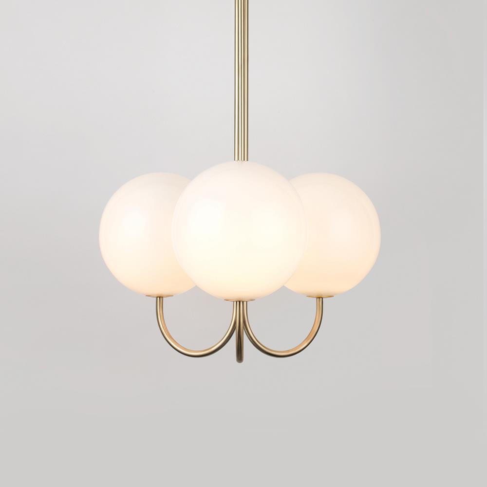 Michael Anastassiades Angle Ceiling Mounted Pendant Triple Satin Brass Brassgold Designer Pendant Lighting