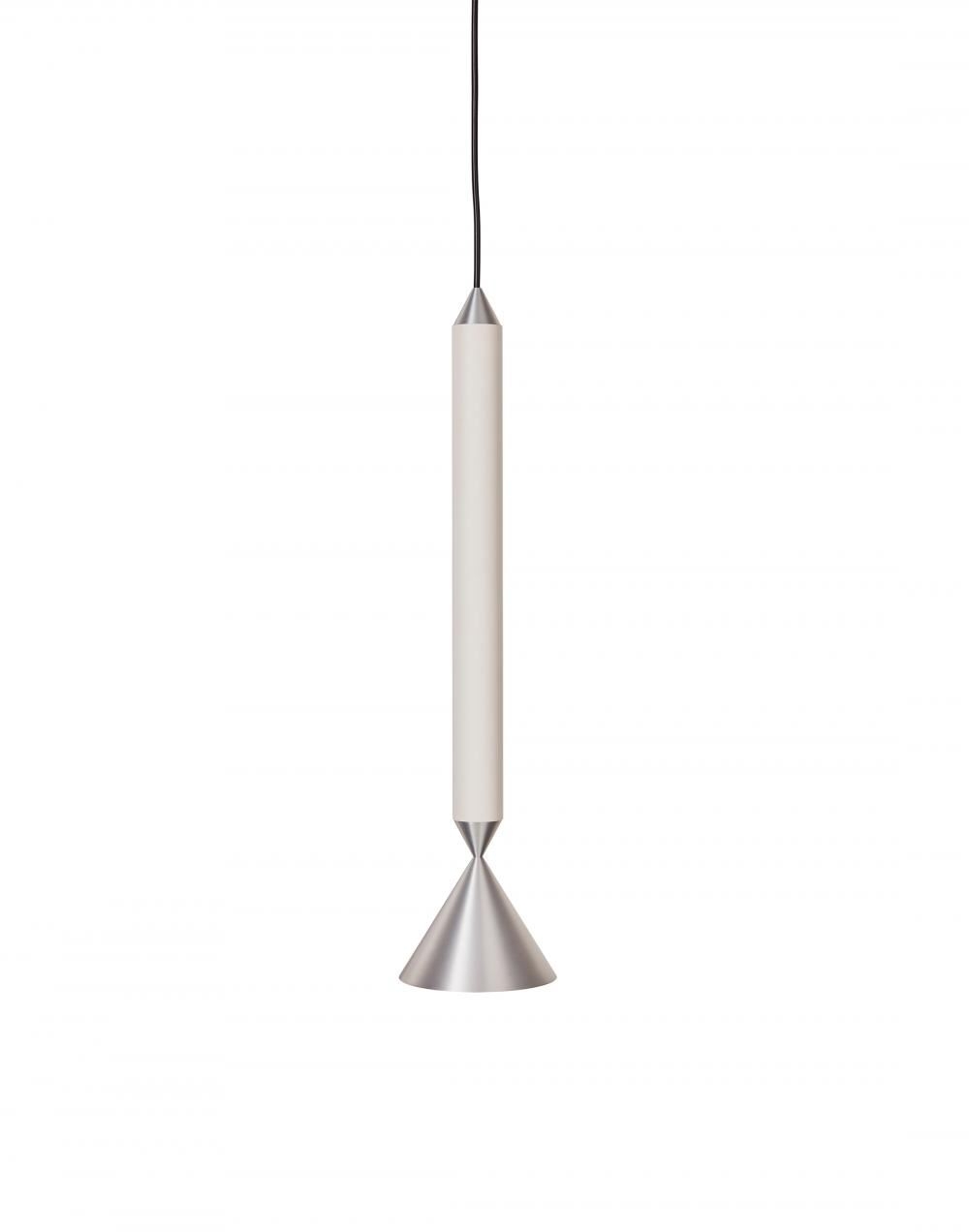 Pholc Apollo Pendant 39 Winter White Aluminium Designer Pendant Lighting