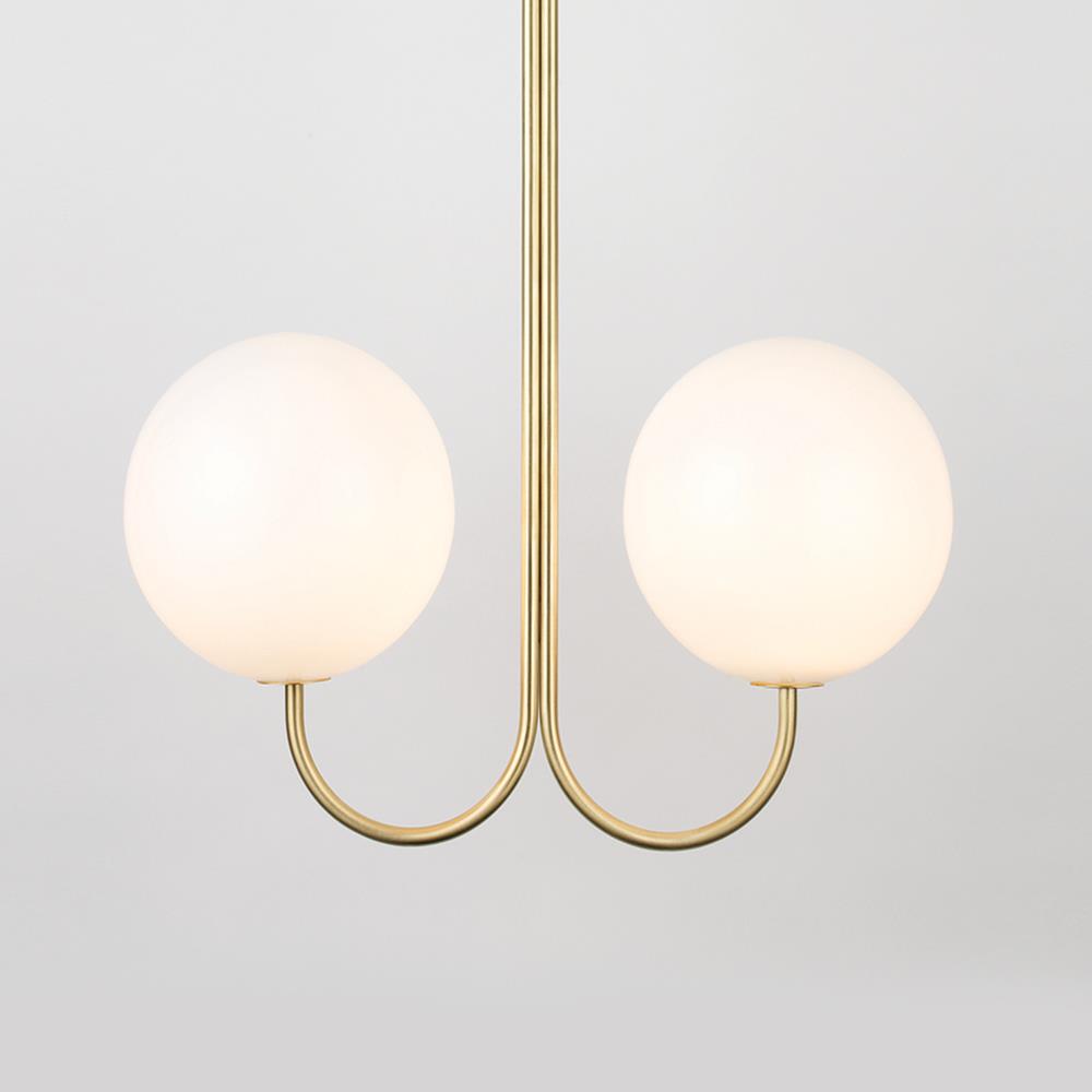 Michael Anastassiades Angle Pendant Double Satin Brass Brassgold Designer Pendant Lighting