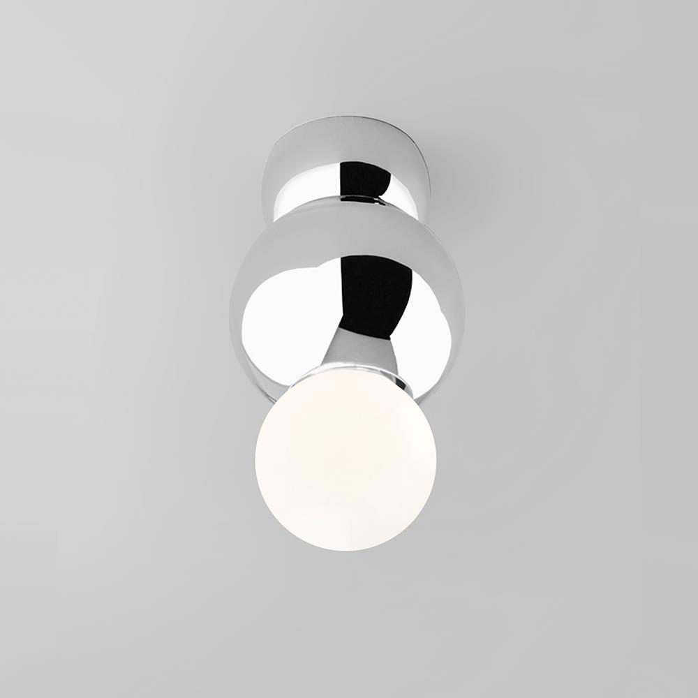 Ball Ceiling Light Polished Nickel