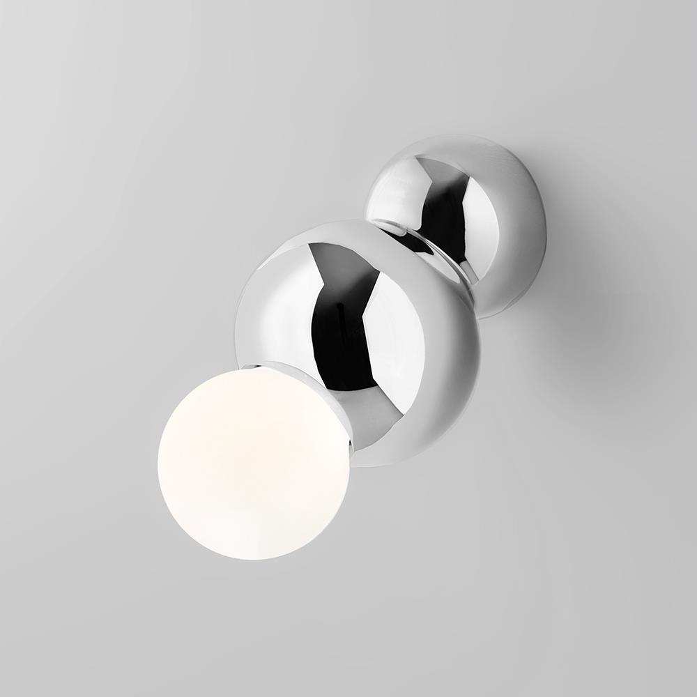 Ball Wall Light Polished Nickel