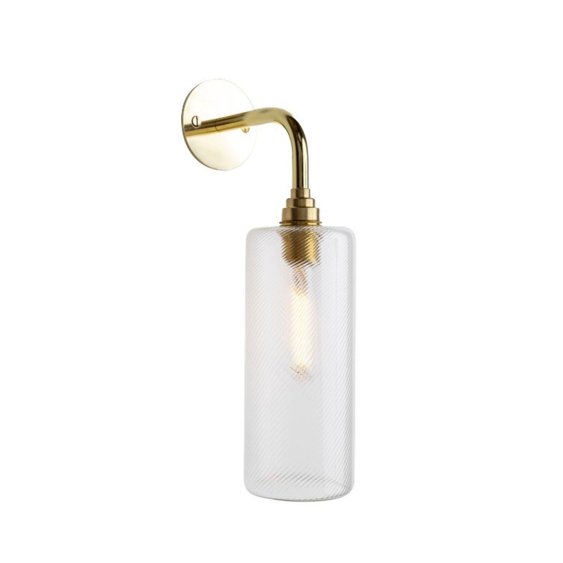 Leverint Piccadilly Wall Light Mini Clear Glass Wall Lighting