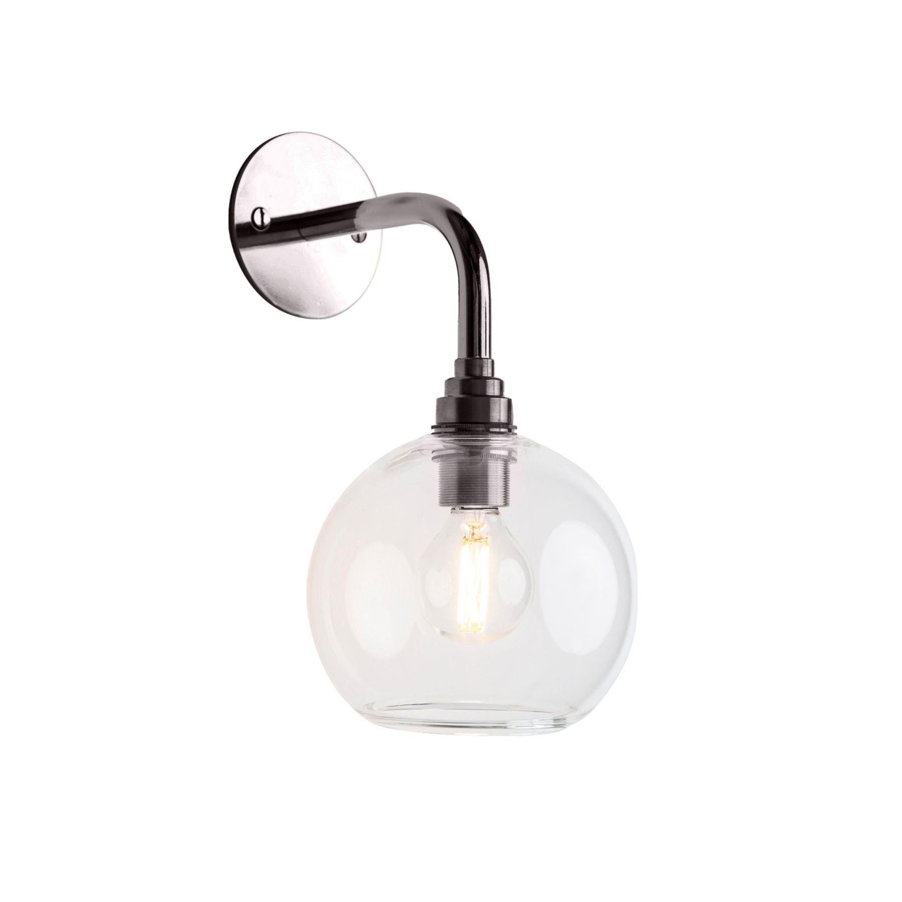 Leverint Pimlico Wall Light Small Opaque White Wall Lighting