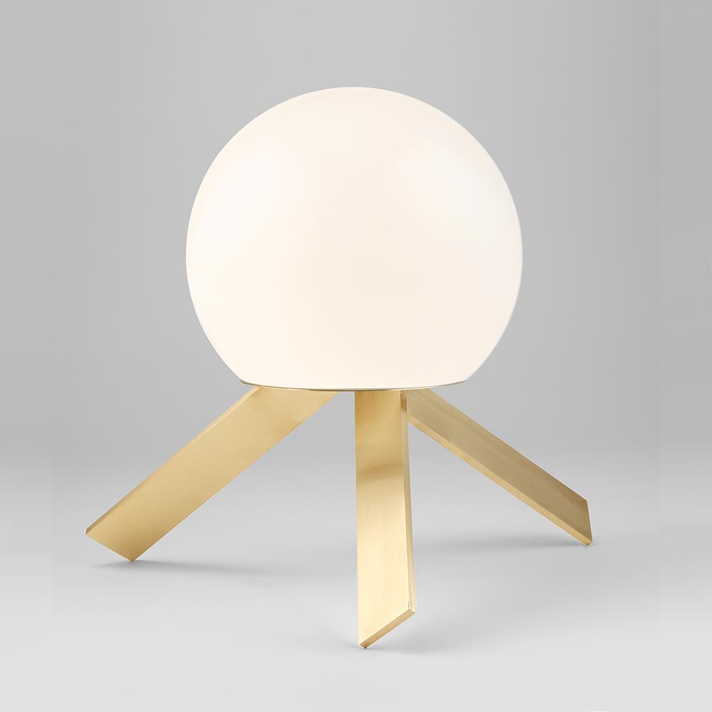 To The Top Table Light Satin Brass