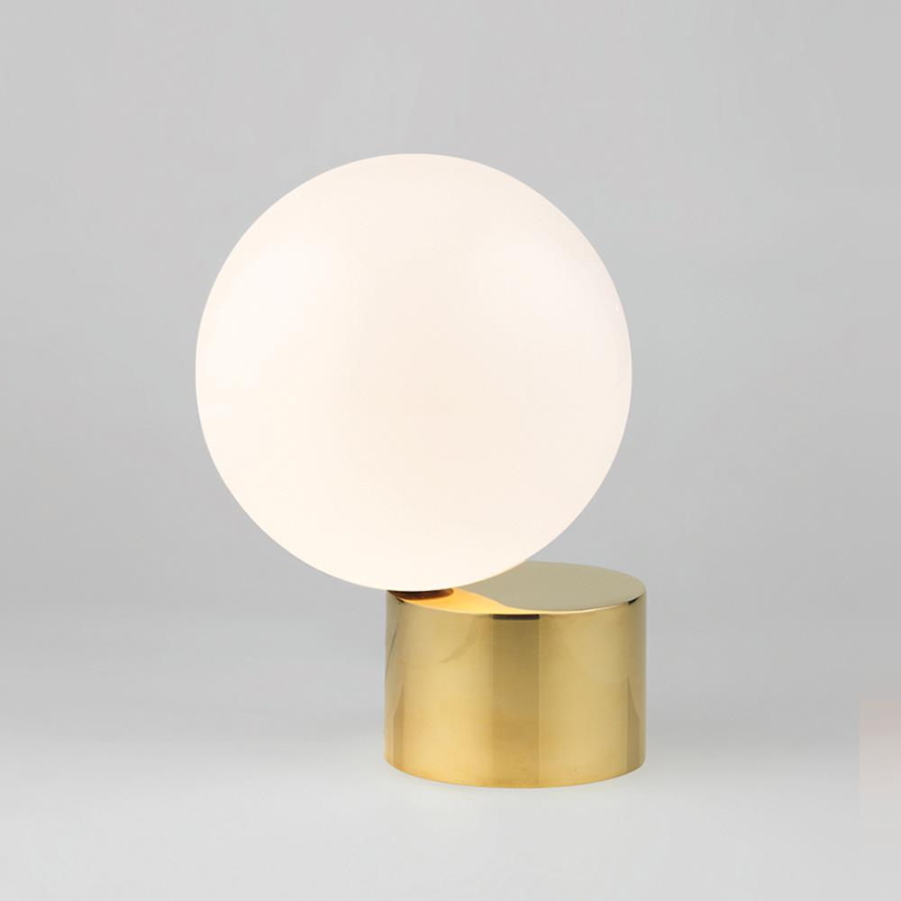 Tip Of The Tongue Table Lamp Cast Polished Brass