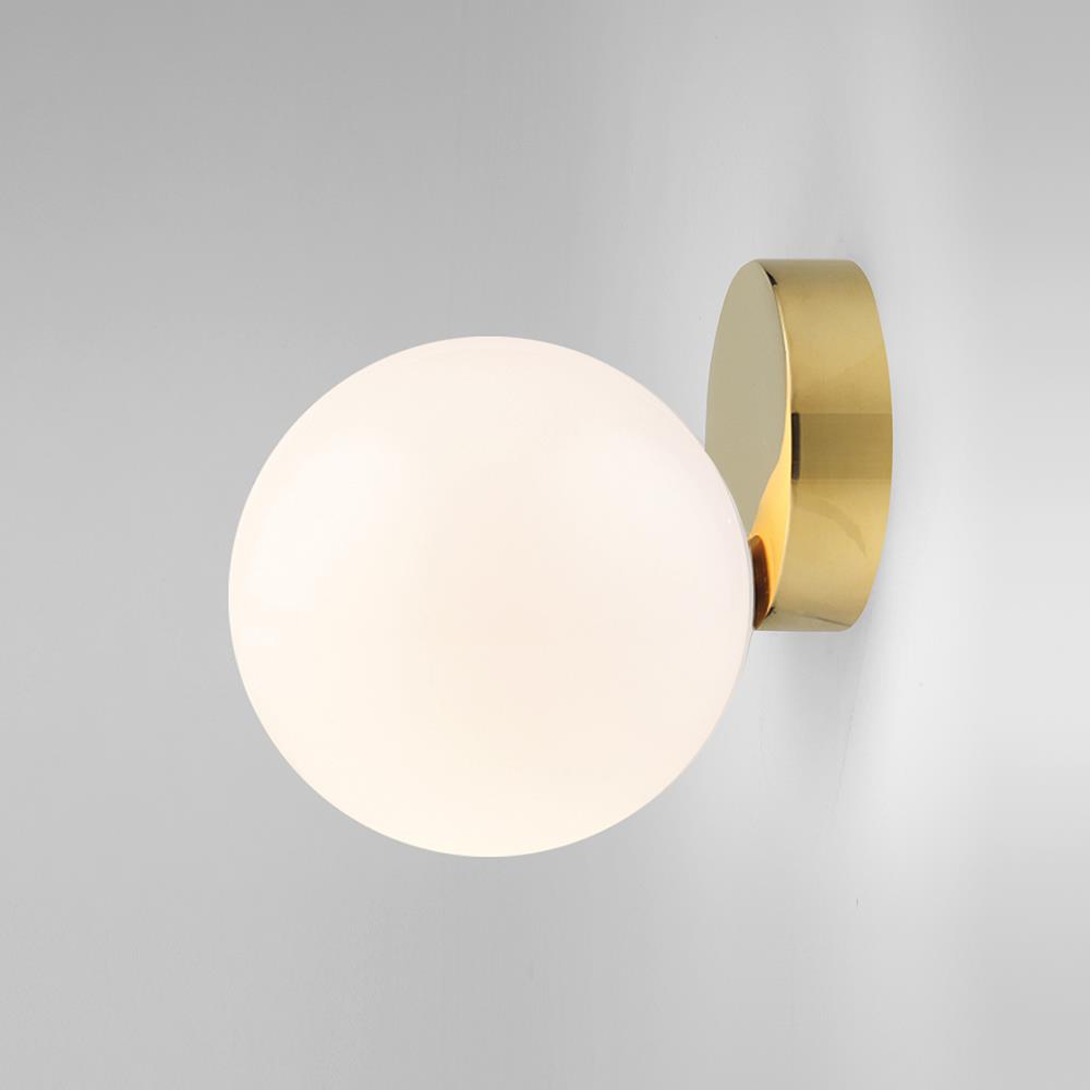 Tip Of The Tongue Wall Ceiling Light Cast Polished Brass