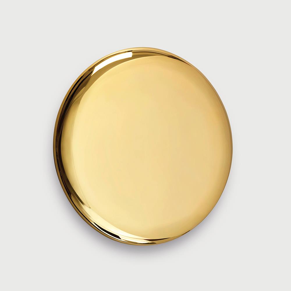 Beauty Mirror Polished Brass