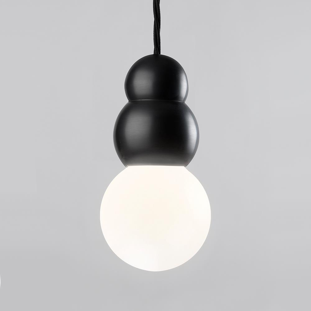 Michael Anastassiades Ball Pendant Flex Large Black Patinated Brass Designer Pendant Lighting