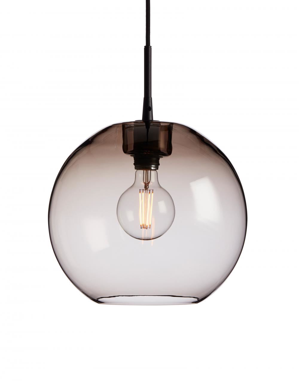 Baltic Pendant Large Smoke Grey Designer Pendant Lighting