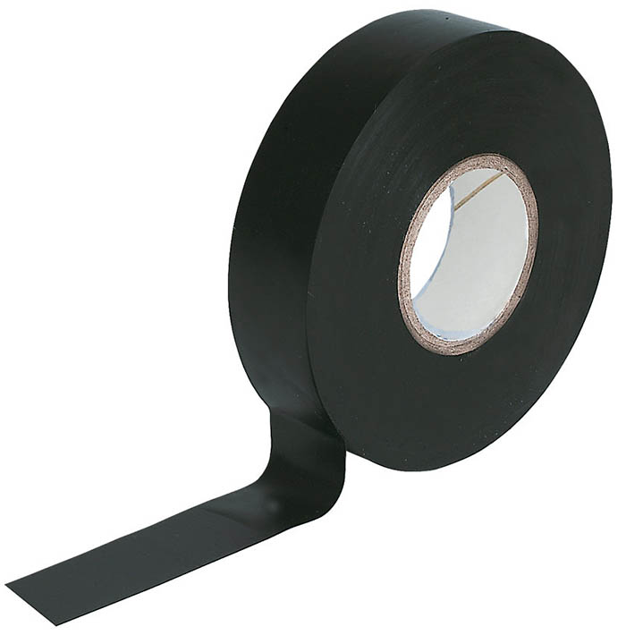 Ultratape Black PVC Insulation Tape, Pack of 10, 19mm by 20m
