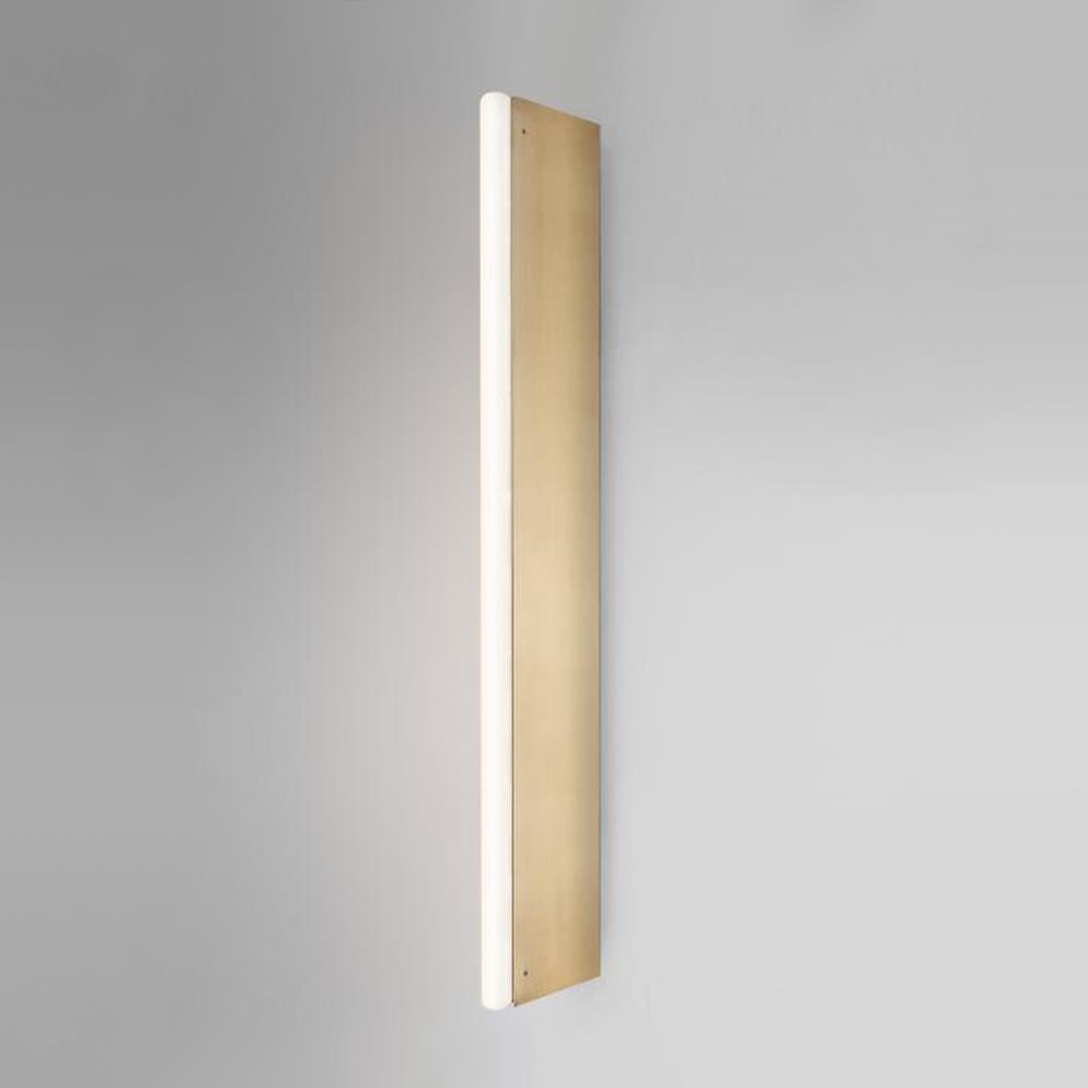 Tube Wall Light 100cm Satin Brass