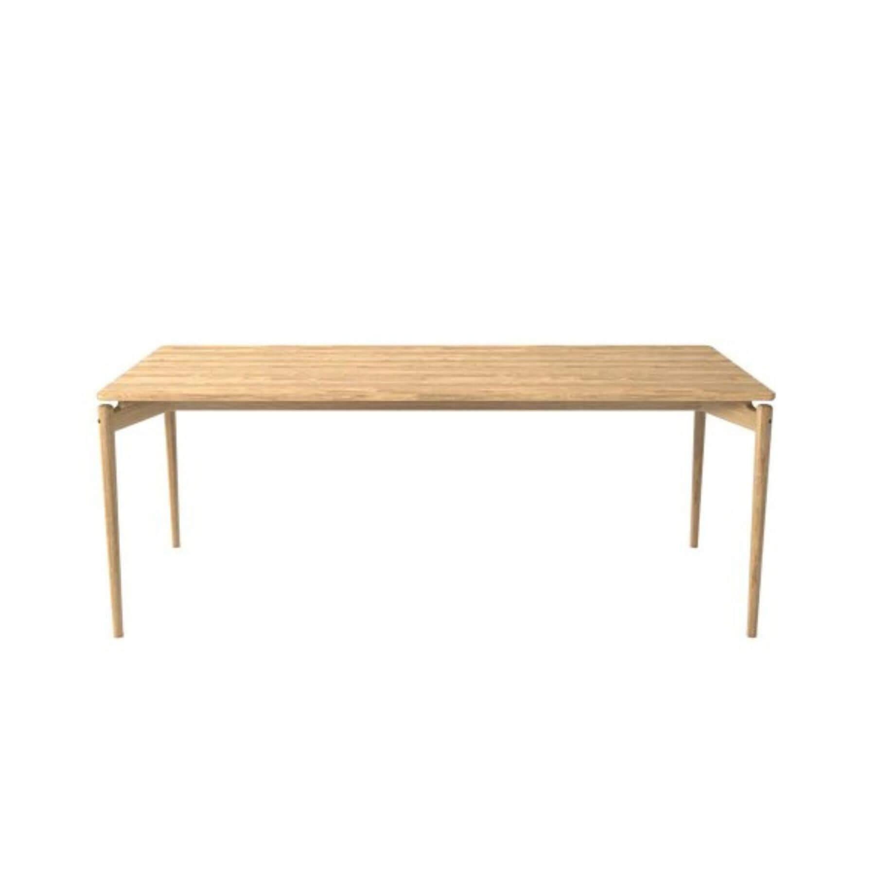 Bruunmunch Pure Dining Table Length 190 Oak White Oil Light Wood Designer Furniture From Holloways Of Ludlow