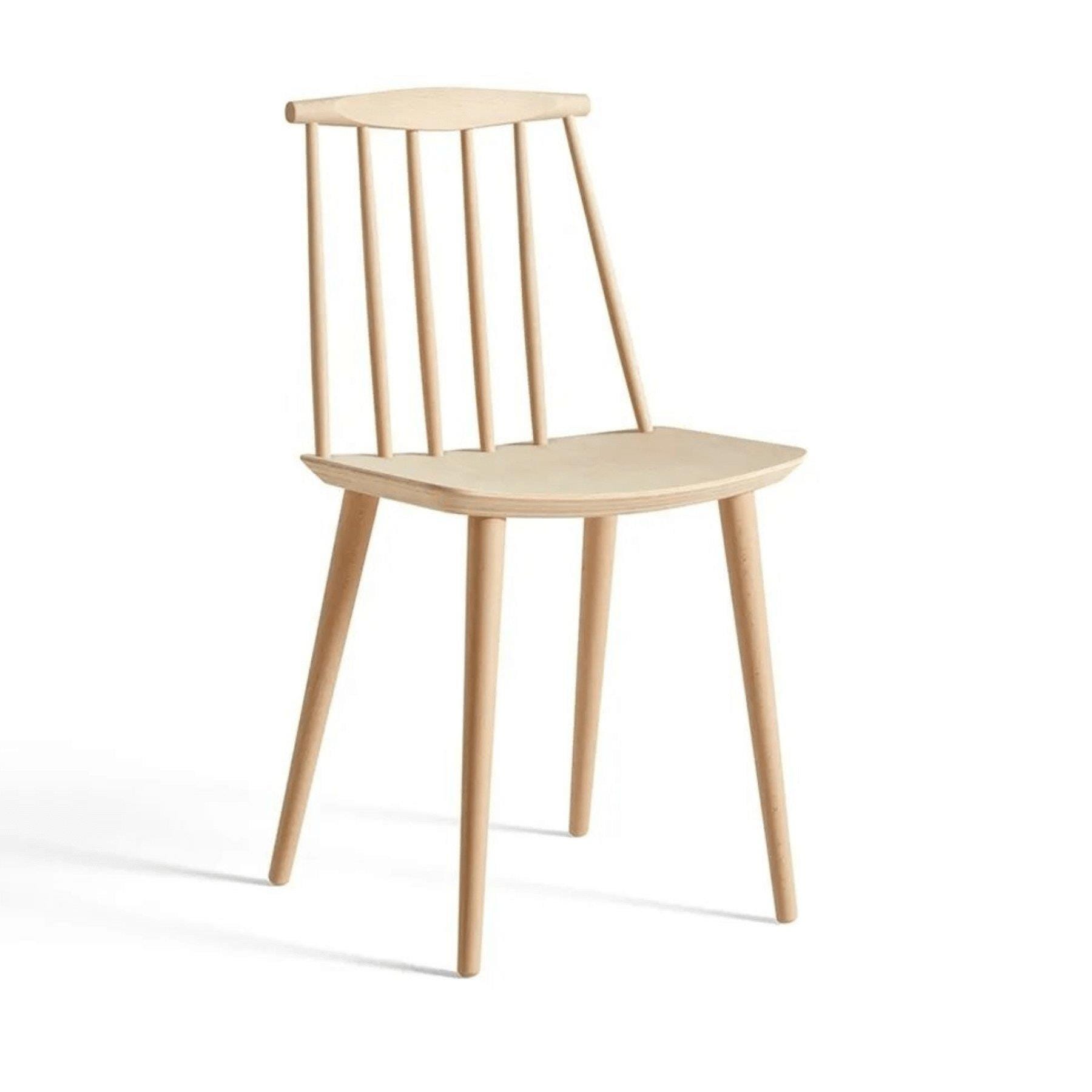 Hay Jseries 77 Dining Chair Oiled Oak Felt Gliders Light Wood Designer Furniture From Holloways Of Ludlow