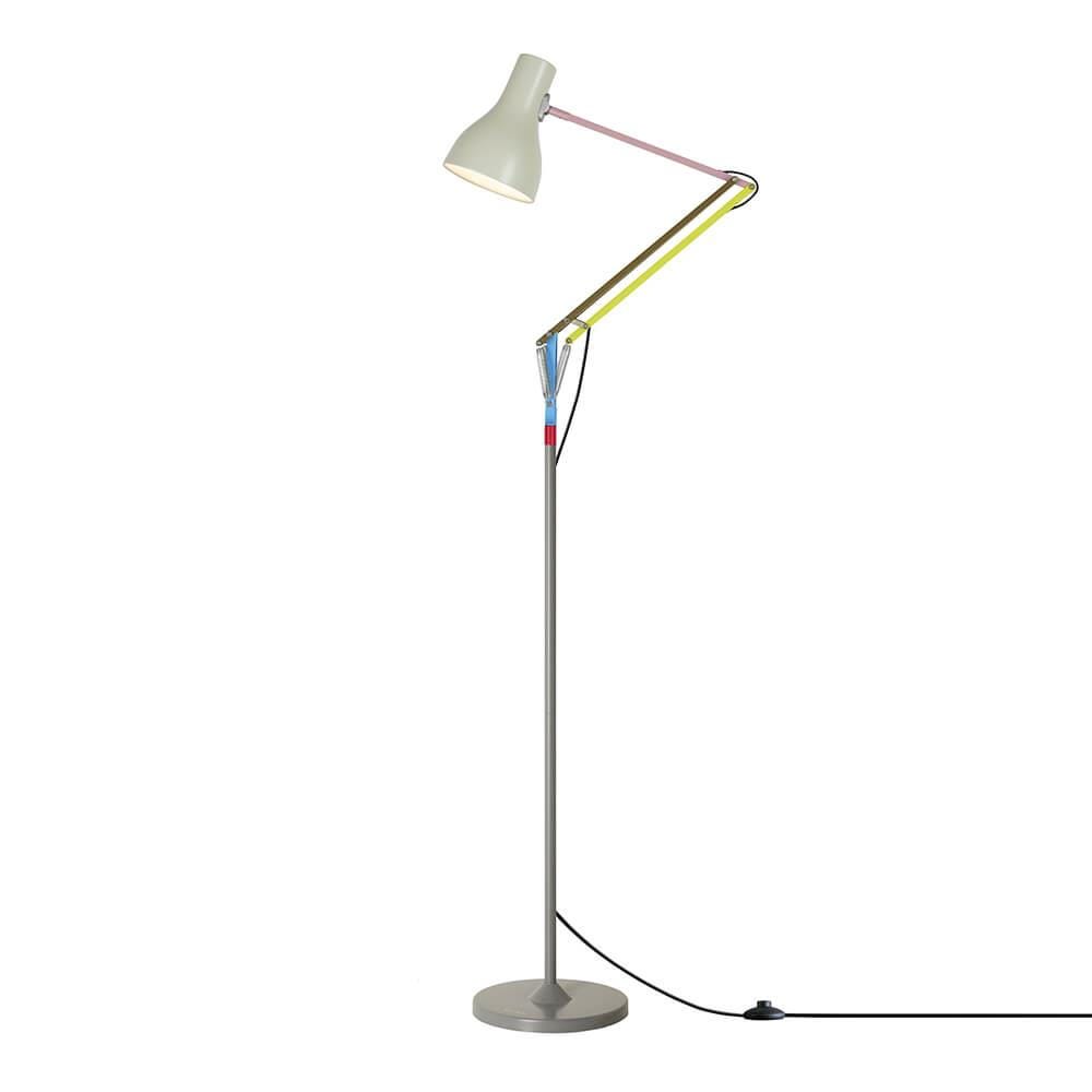 Anglepoise Type 75 Floor Lamp Paul Smith Edition Edition One Floor Lighting White Designer Floor Lamp With Adjustable Arm