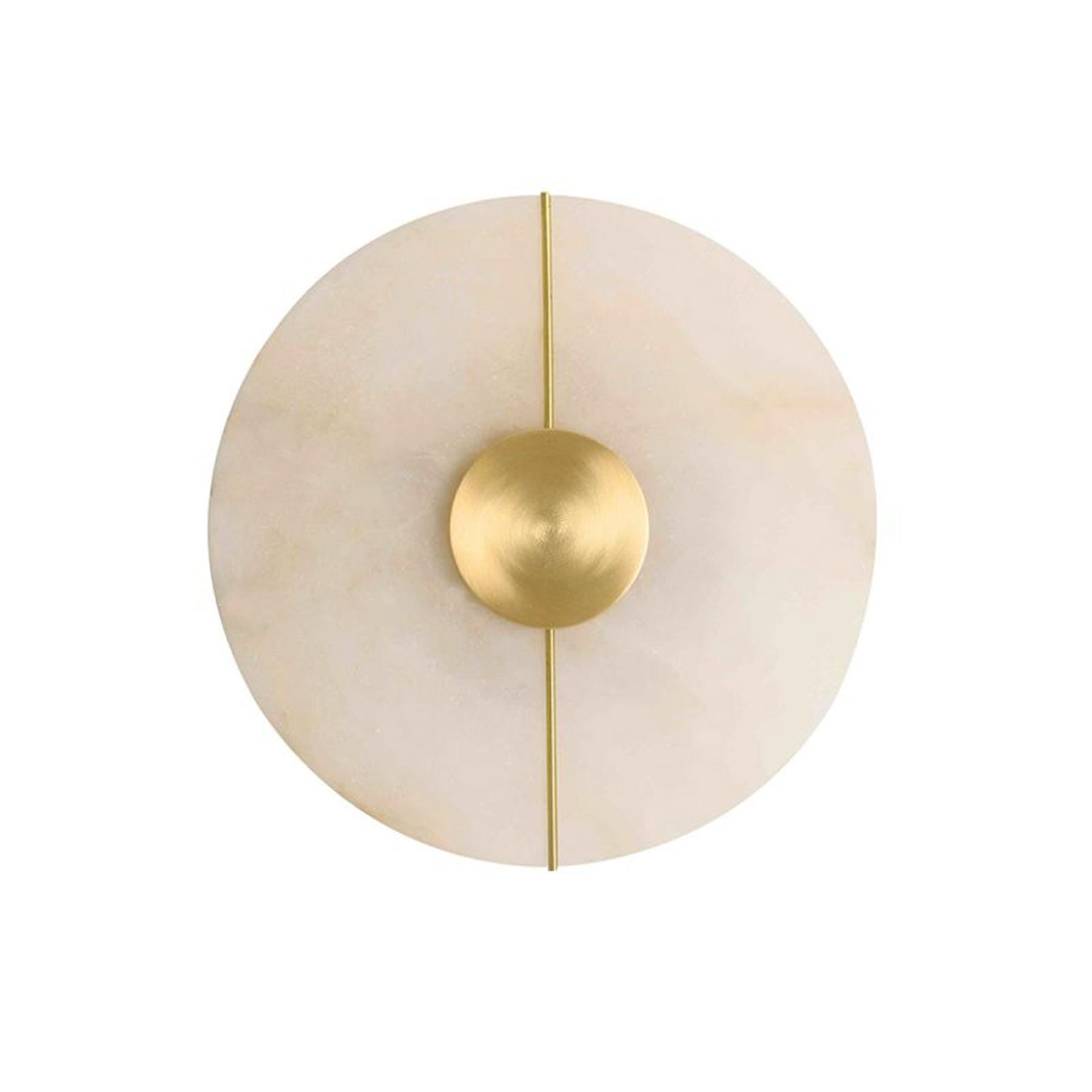 Olympus Marble Flush Wall Light Wall Lighting White