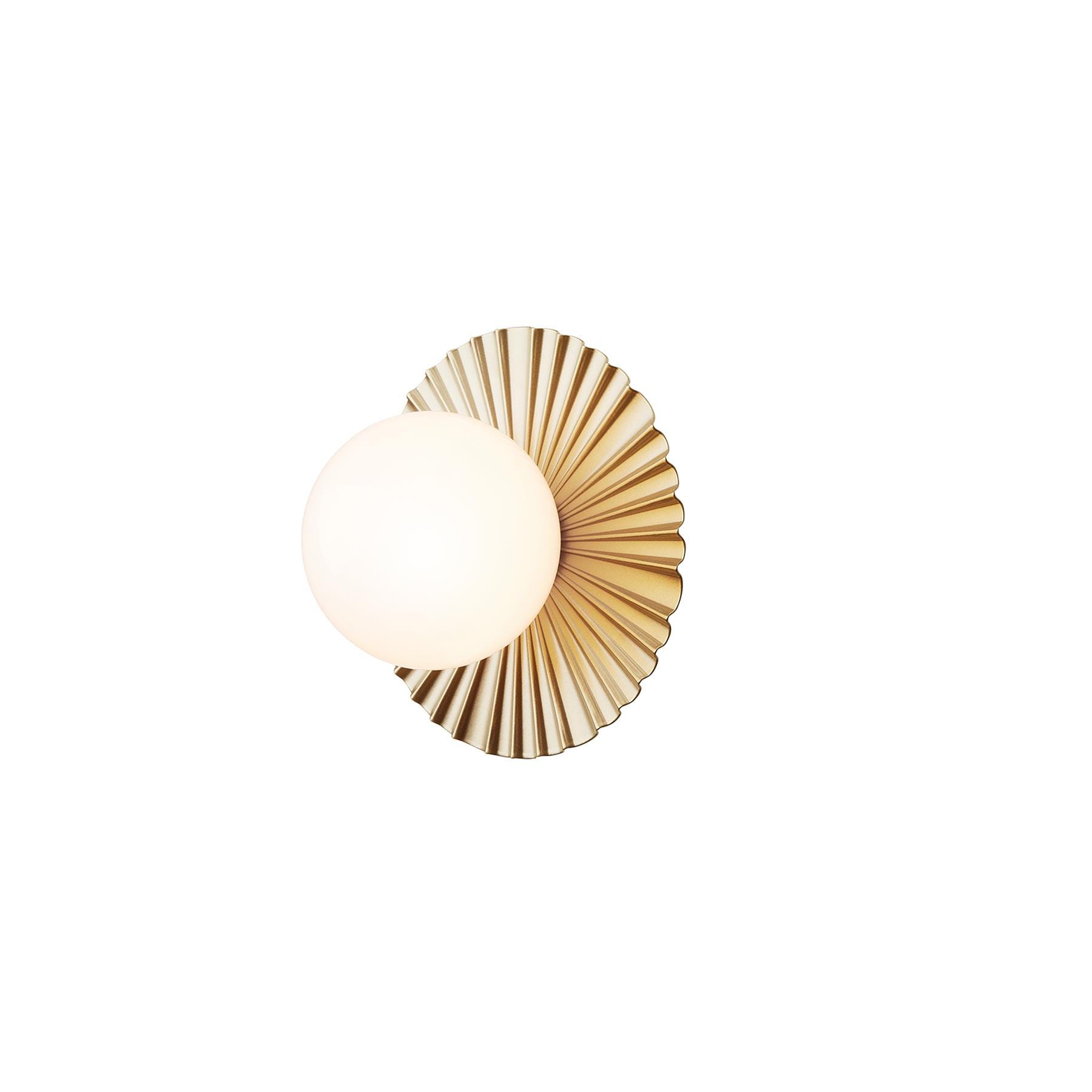 Nuura Liila Muuse Wall Ceiling Light Small Gold Bathroom Lighting Brassgold