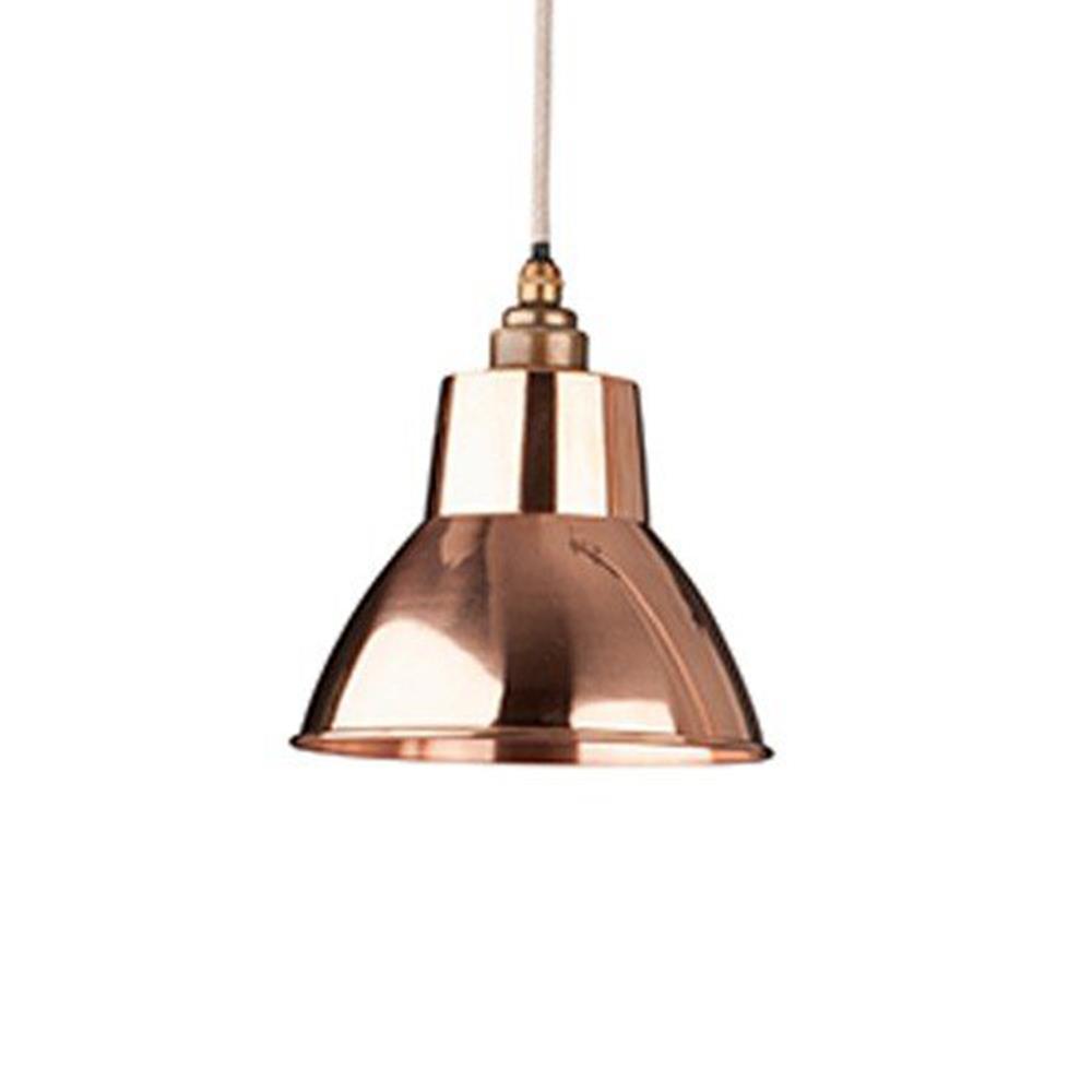 Fritz Fryer Moccas Industrial Pendant Copper Large Bronze Designer Pendant Lighting