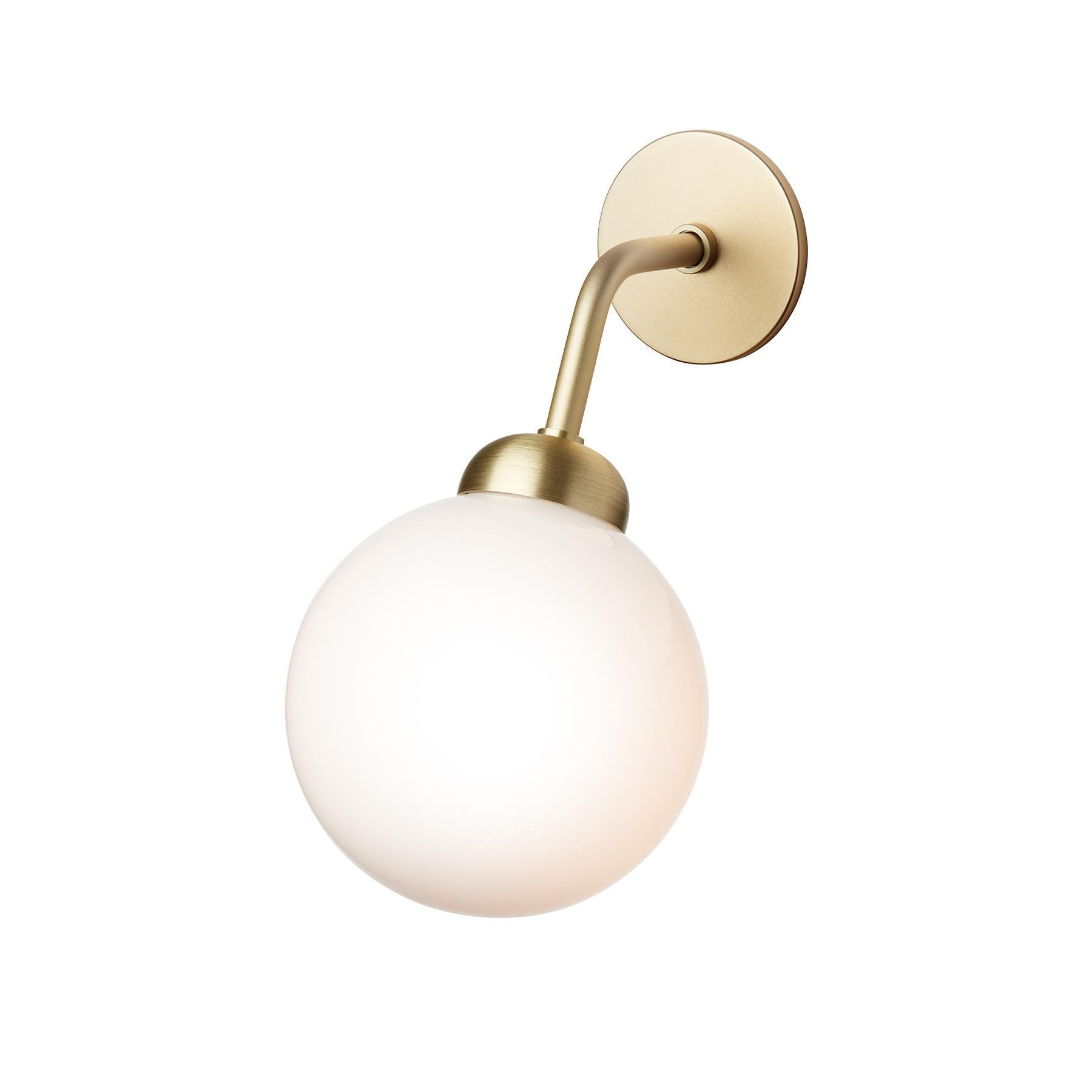 Nuura Apiales Hard Wired Wall Light Brushed Brass Wall Lighting Brassgold