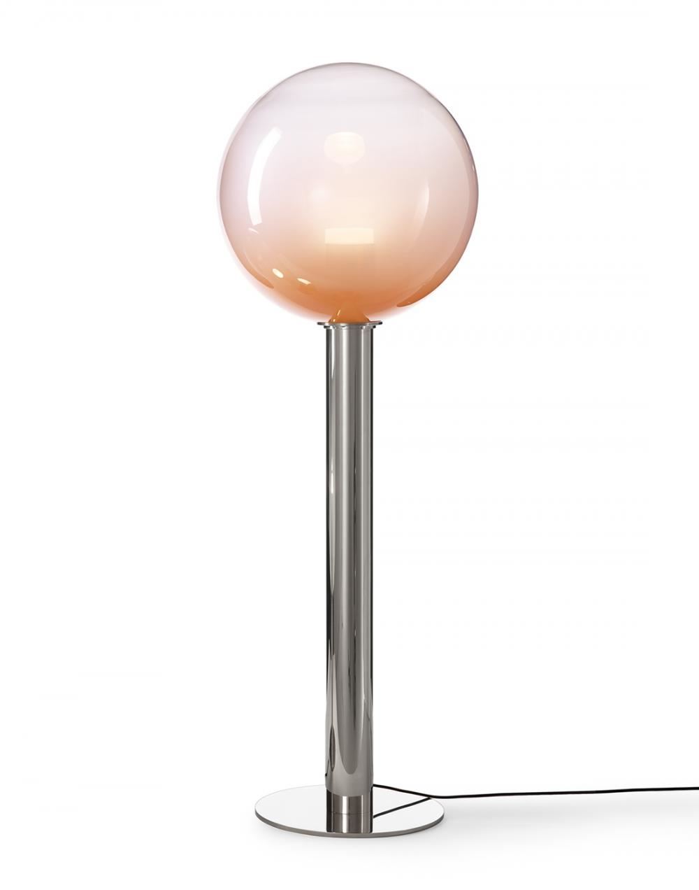 Phenomena Floor Light Flamingo Pink Silver