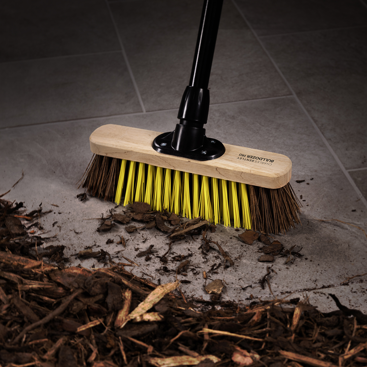 Image of BULLDOZER PRO Heavy Duty 11" Dual Fill Broom with Telescopic Handle
