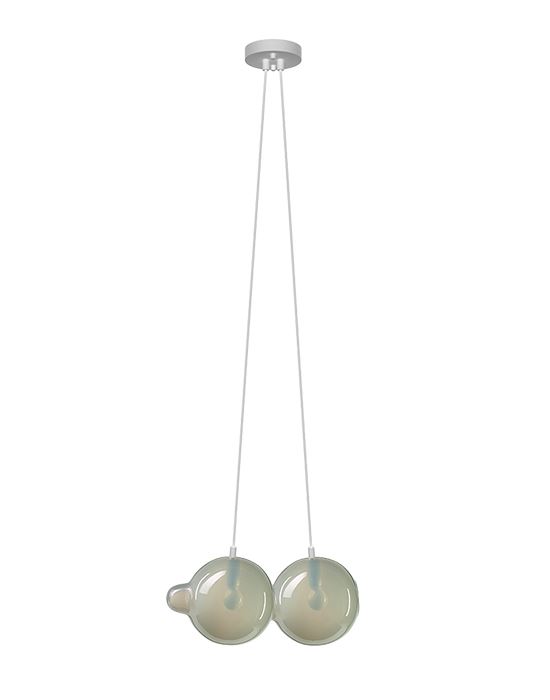 Pendulum Pendant 2 Light Grey