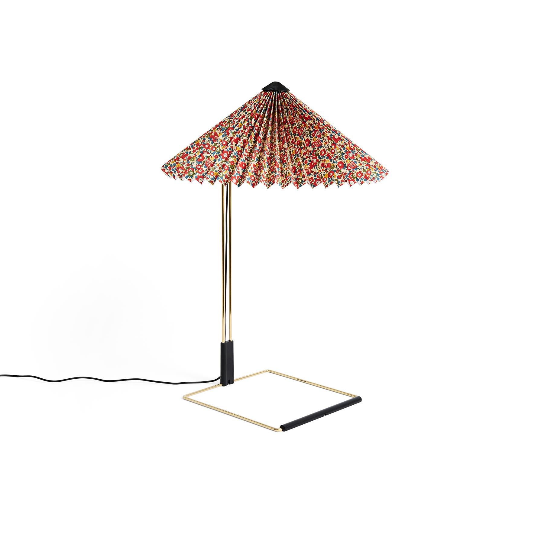 Hay X Liberty Matin Table Lamp Large 38cm Shade Betsy Ann Red
