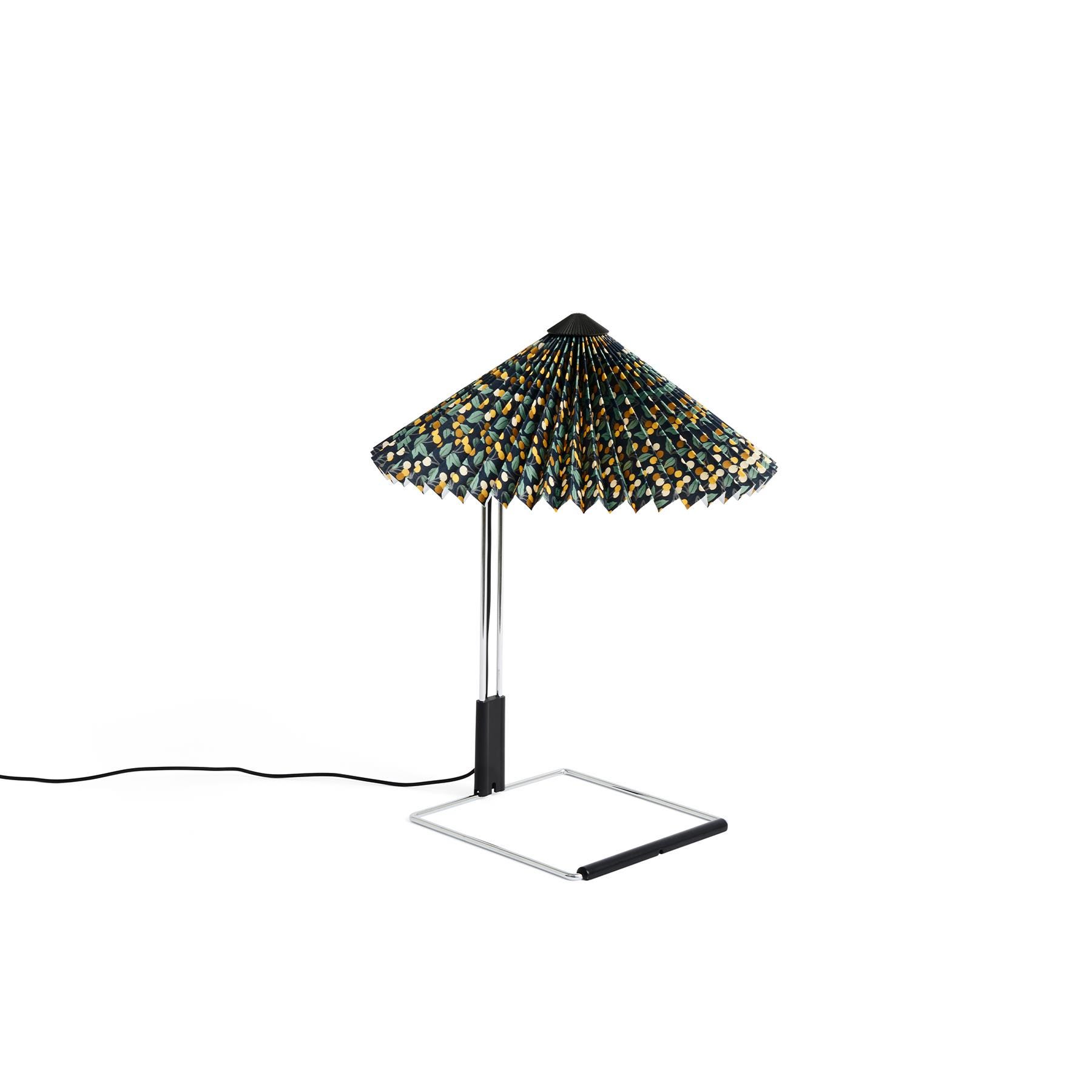 Hay X Liberty Matin Table Lamp Small 30cm Shade Cherry Drop Multi