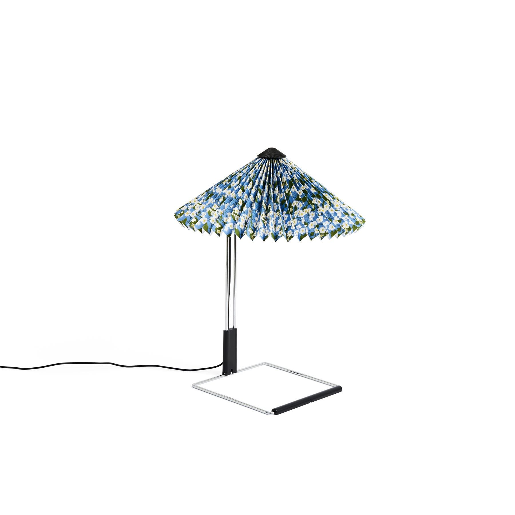 Hay X Liberty Matin Table Lamp Small 30cm Shade Mitsi Blue