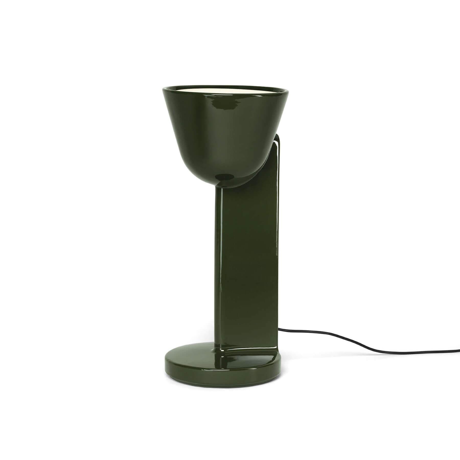 Flos Ceramique Table Lamp Up Moss Green