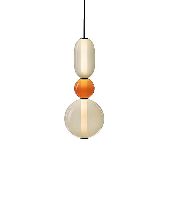 Bomma Pebbles Pendant Small Configuration 4 Multi Designer Pendant Lighting