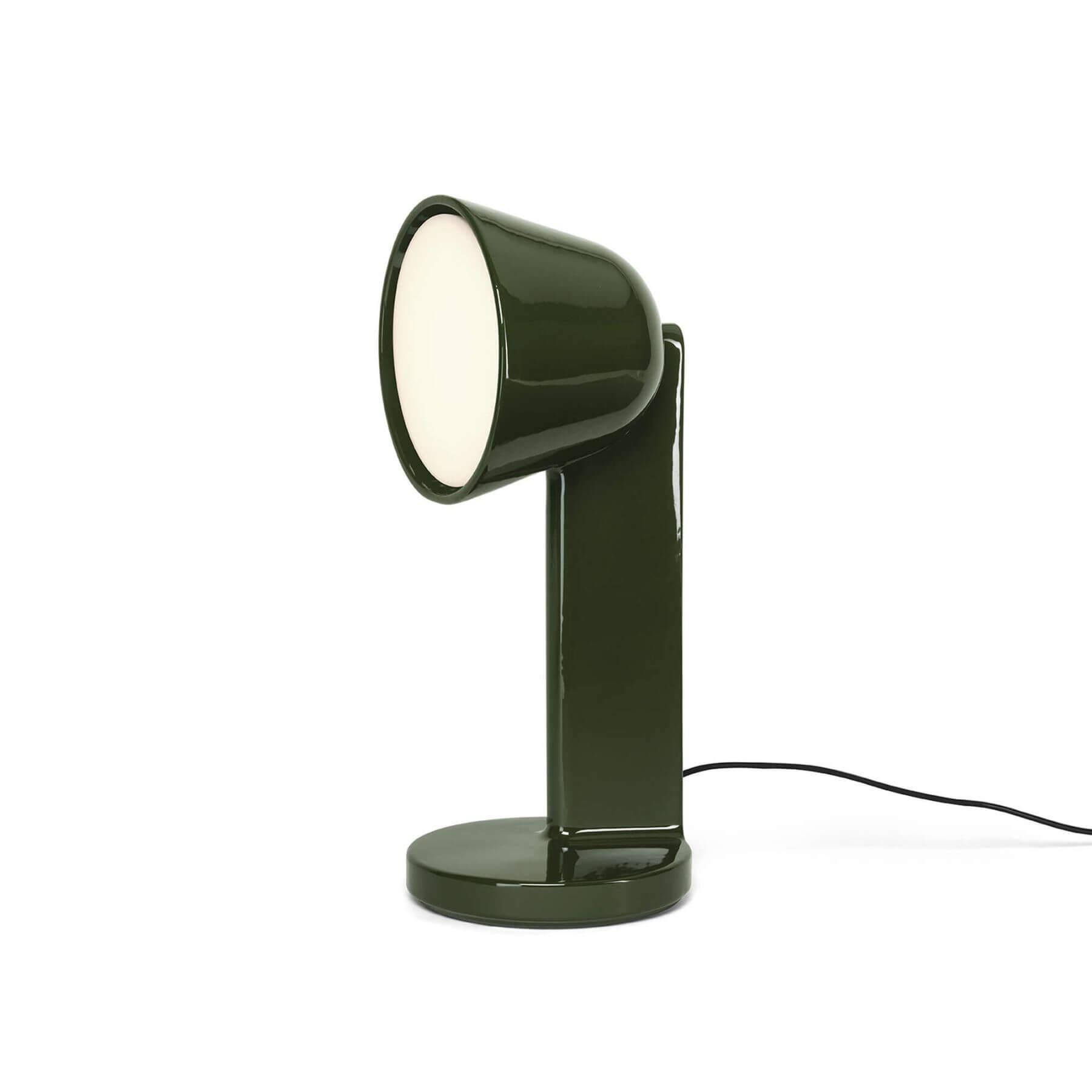 Flos Ceramique Table Lamp Side Moss Green