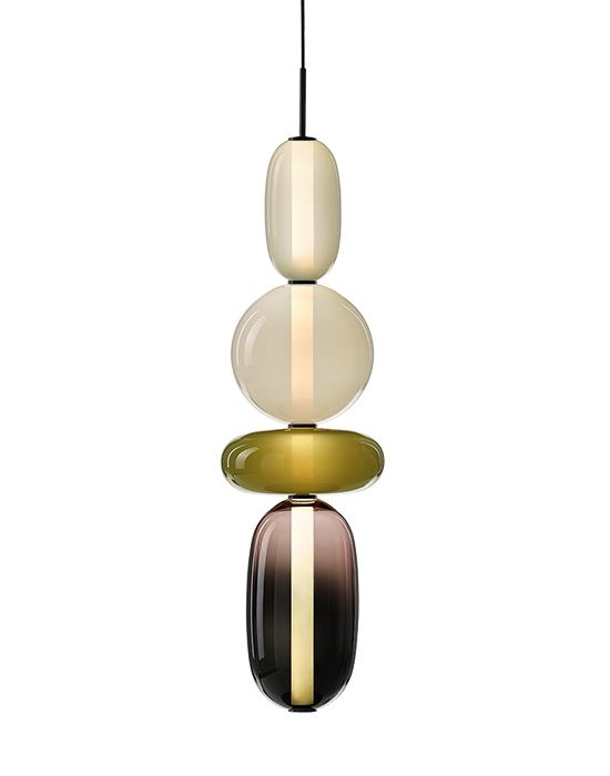 Bomma Pebbles Pendant Large Configuration 3 Multi Designer Pendant Lighting