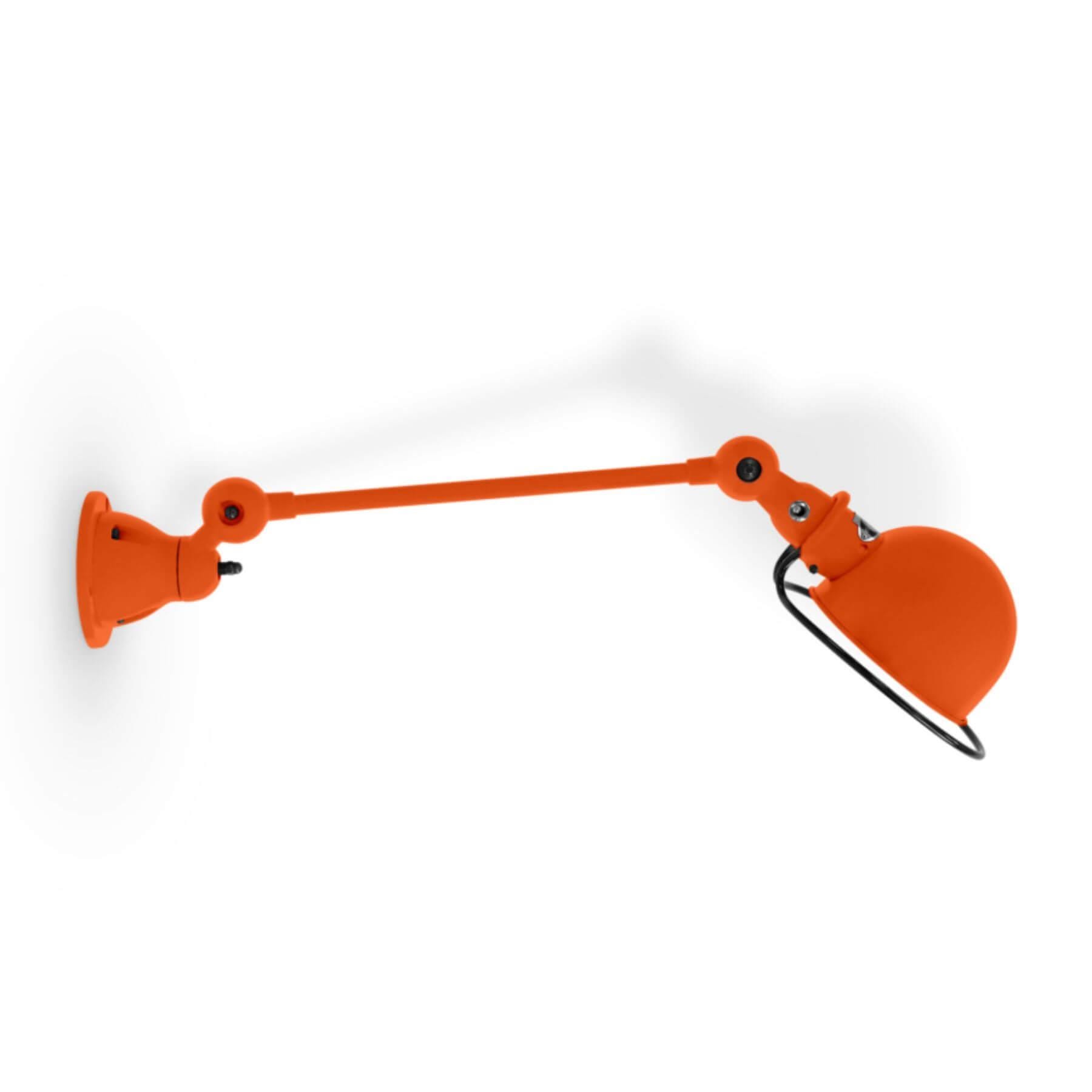 Outlet Jielde Loft One Arm Wall Light Orange Matt Integral Switch On Shade Orange