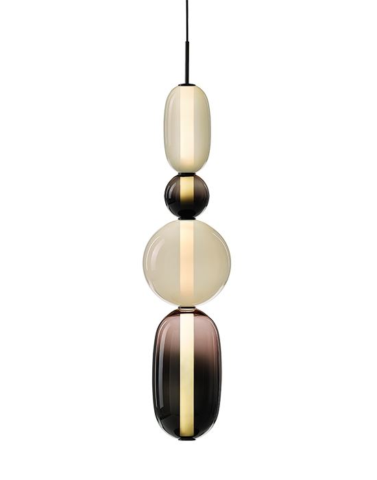 Bomma Pebbles Pendant Large Configuration 6 Multi Designer Pendant Lighting