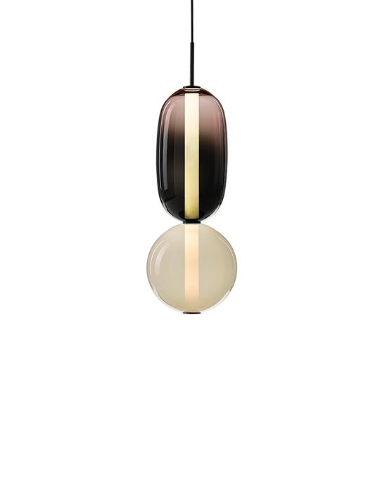 Bomma Pebbles Pendant Small Configuration 5 Multi Designer Pendant Lighting