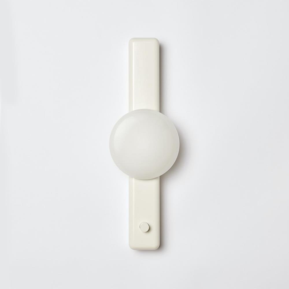 Workstead Park Wall Sconce White Enamel Bathroom Lighting