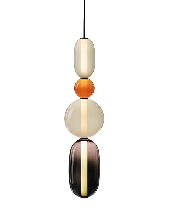 Bomma Pebbles Pendant Large Configuration 7 Multi Designer Pendant Lighting