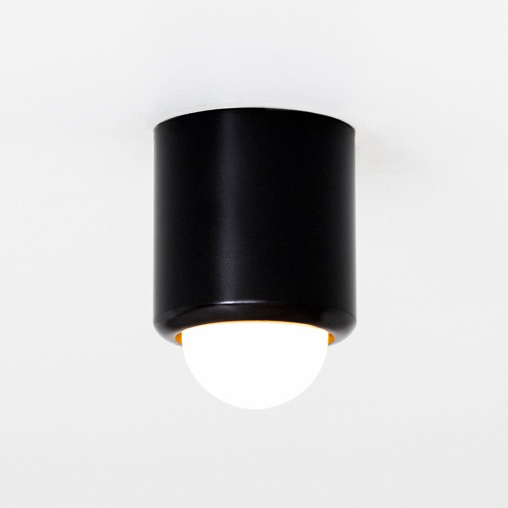 Park Ceiling Light Black Enamel