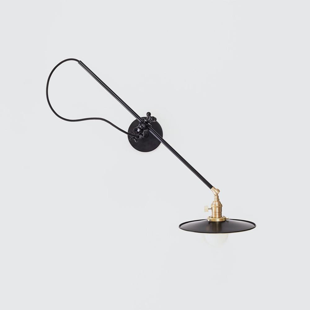 Industrial Wall Light Black